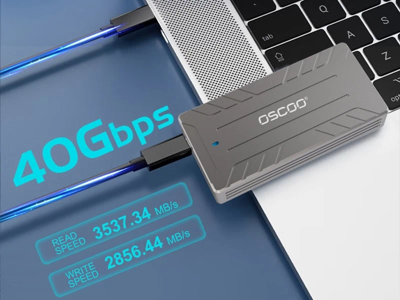 XT6 SSD Data migration and backup Enhance Your Gaming with the OSCOO USB 4.0 SSD Enclosure