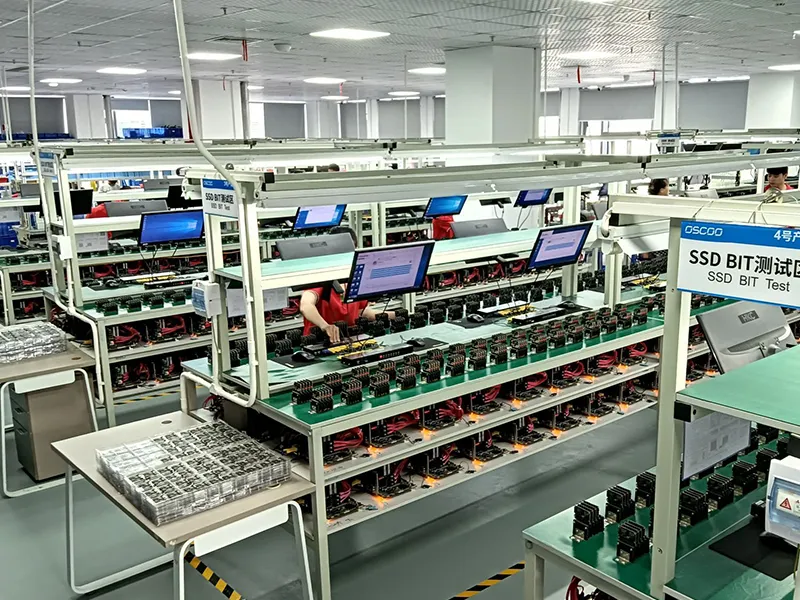 OSCOO SSD BIT Test Line OSCOO Achieves ISO 9001 Certification: A Testament to Our Commitment to Quality