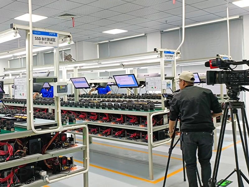 OSCOOs production facility OSCOO Welcomes Over 100 Media Outlets, Showcasing Its Strength