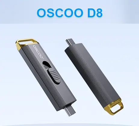 SSD USB Flash Drive D8 OSCOO D8: From University to Work, the Trusted Storage Partner Every Step of the Way