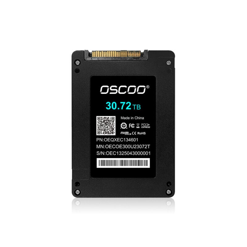 oscoo pcie 5 0 nvme u 2 enterprise ssd back