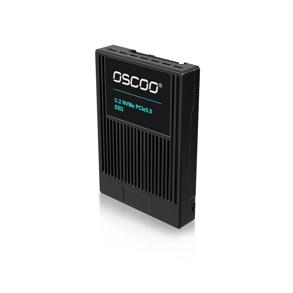 SSD FOR AI 6 oscoo pcie 5 0 nvme u 2 enterprise ssd side view