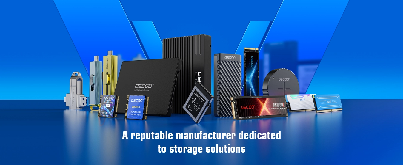oscoo all products 2025 banner OSCOO Honored with the "Synergy and Brilliance Award" at Shenzhen Memory Industry Association Conference