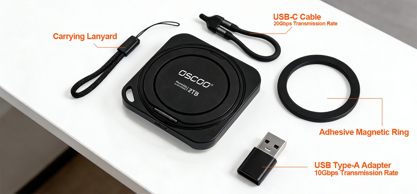 MD100 附件 1400 3 创造无极限：OSCOO MD100 磁性便携式固态硬盘正式发布