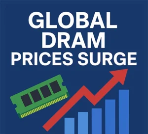 文章 DRAM 价格持续上涨 特写 img 462x420 1 随着行业进入新周期，DDR 价格持续强劲上涨