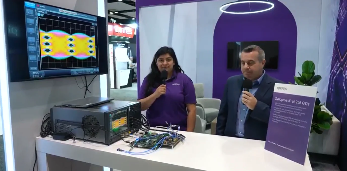 Synopsys Unveils PCIe 8.0 Electrical Performance article header img Synopsys Unveils PCIe 8.0 Electrical Performance at DesignCon 2026