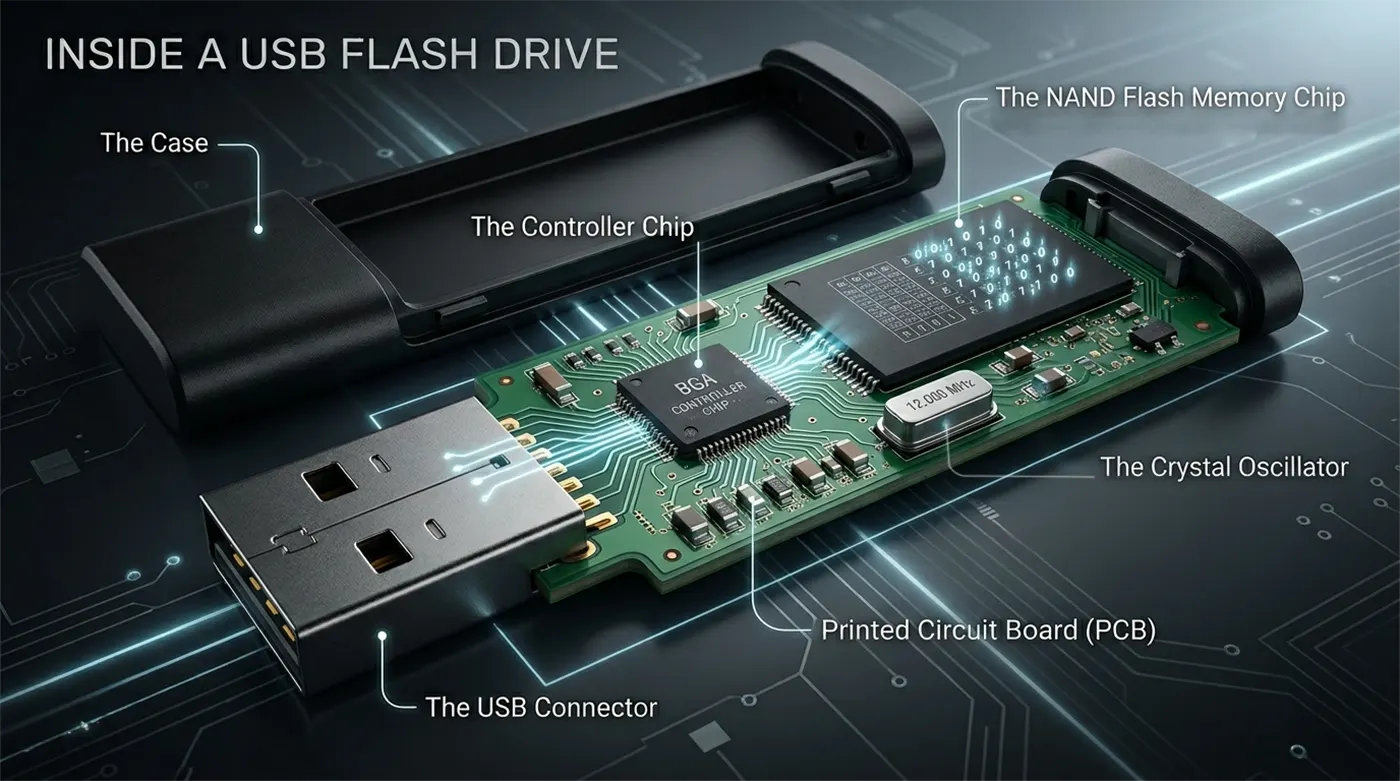 inside the usb flash drive What is a USB Memory? The Complete Guide