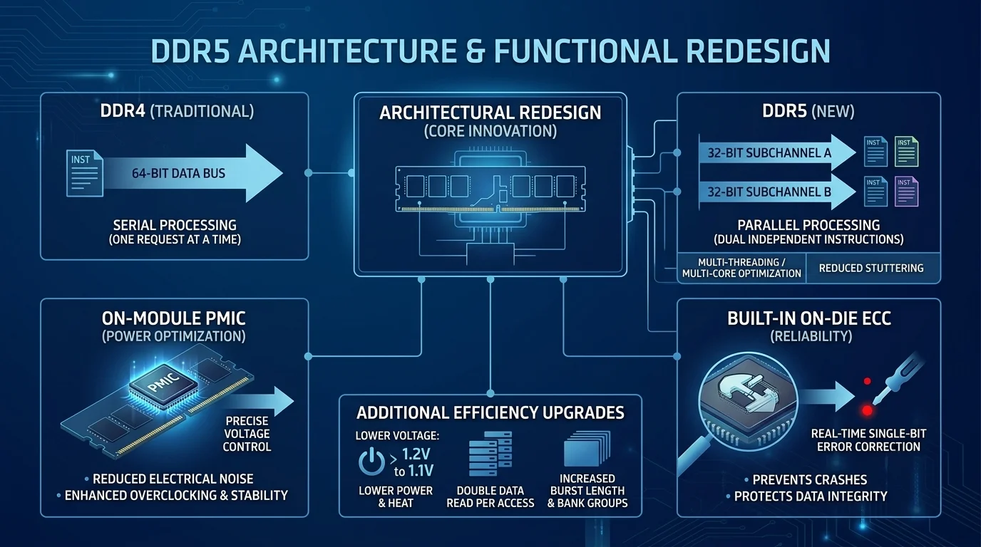 Core Technical Innovations of DDR5 What is DDR5 RAM? A Complete Guide