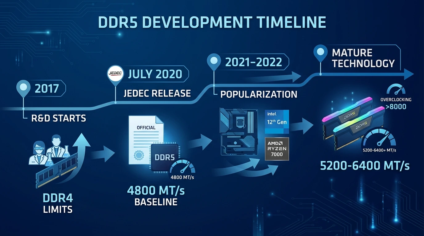 brief history of DDR development What is DDR5 RAM? A Complete Guide
