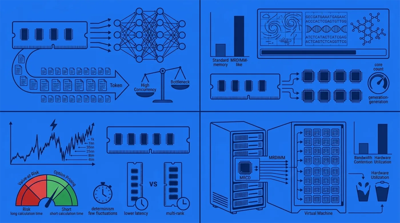 Four Key Application Scenarios for MRDIMM 1 What Is MRDIMM? Next-Gen Server Memory for AI Workloads