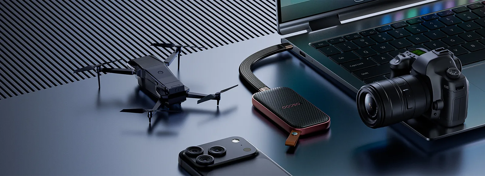 OSCOO MD900 portable 1600x583 1 OSCOO MD900: A 4TB Compact Portable SSD for Mobile Workflow